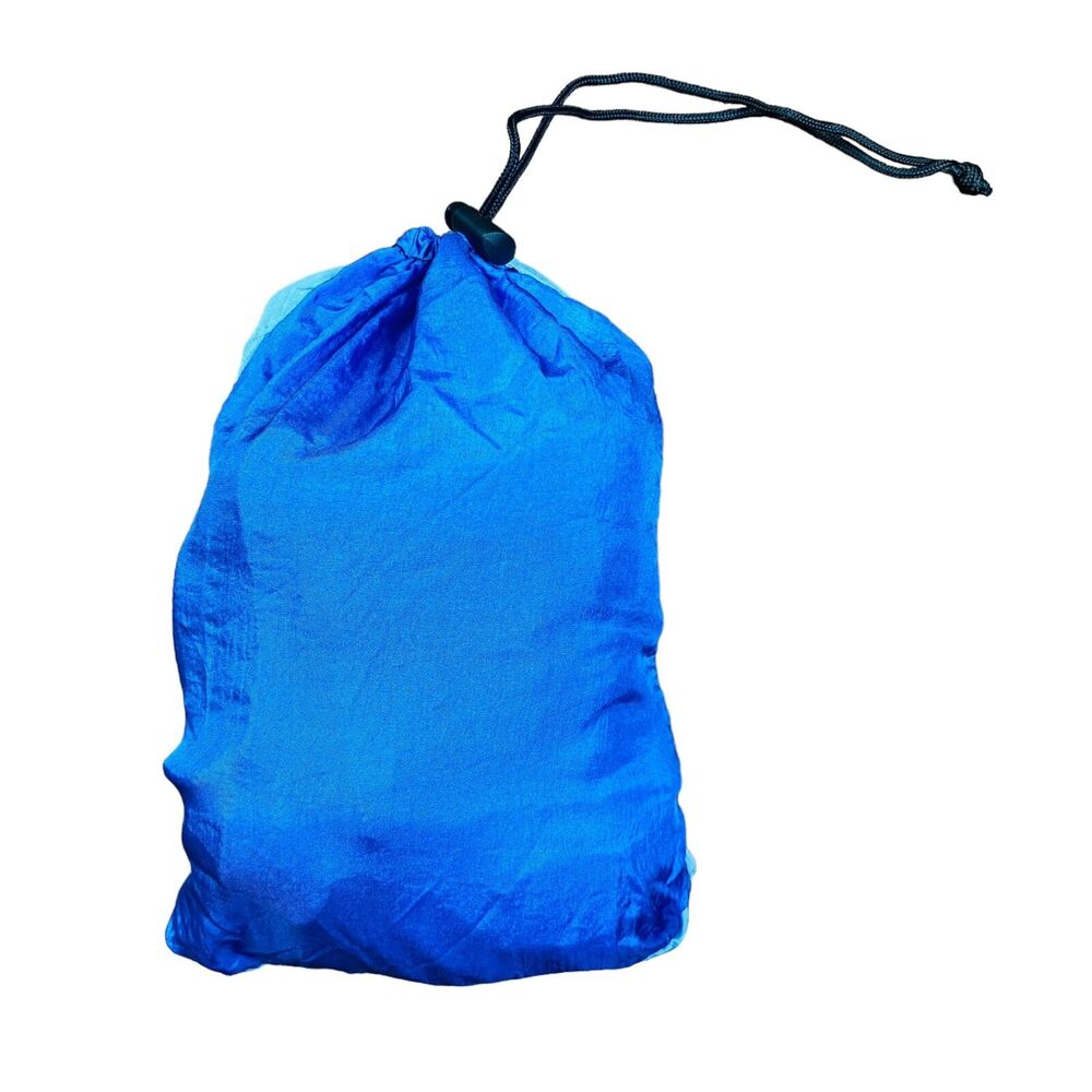 New Packable Lightweight Nest Hammock Two Toned Blue Hiking Camping
